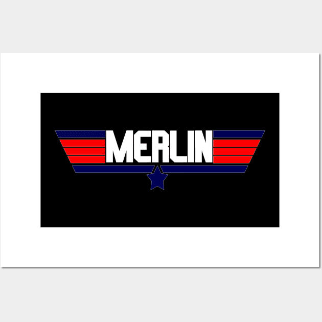 "Merlin" fighter pilot action movie design Wall Art by Yoda